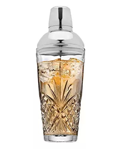 Lefonte Cocktail Shaker, Martini Shaker, Irish Cut, 17oz